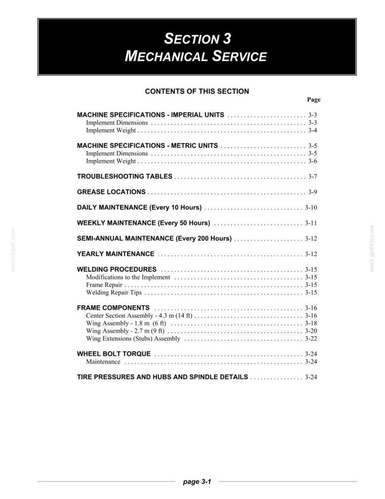 Flexi-Coil 340 Chisel Plow Equipment Service Repair Workshop Manual PDF | Instant PDF Download image 5