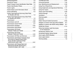 New Holland T4020, T4030, T4040, T4050 Deluxe SuperSteer Tractor Operator Owners Operation Manual | Instant Pdf Download image 11