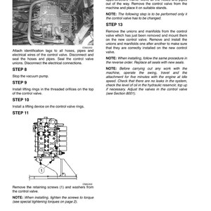 May include: Diagram of a control valve with step-by-step instructions for maintenance and repair. Includes images of the valve and its components, along with detailed text instructions for each step. The document is labeled with the number 8004-4.