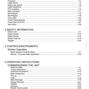 Case RB344 Ensilage Pack Bruksanvisning PDF Ladda ner bild 3