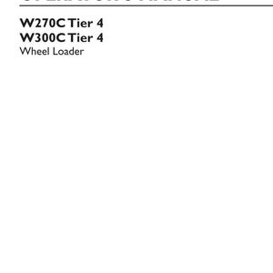 Manual de operación y mantenimiento de la cargadora de ruedas New Holland W270C y W300C Tier 4 / Descarga instantánea en PDF imagen 3