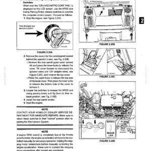 Kobelco Sk160lc-6e, ED190LC-6E Hydraulic Excavator Operator Owners Operation Manual | Instant PDF Download image 5