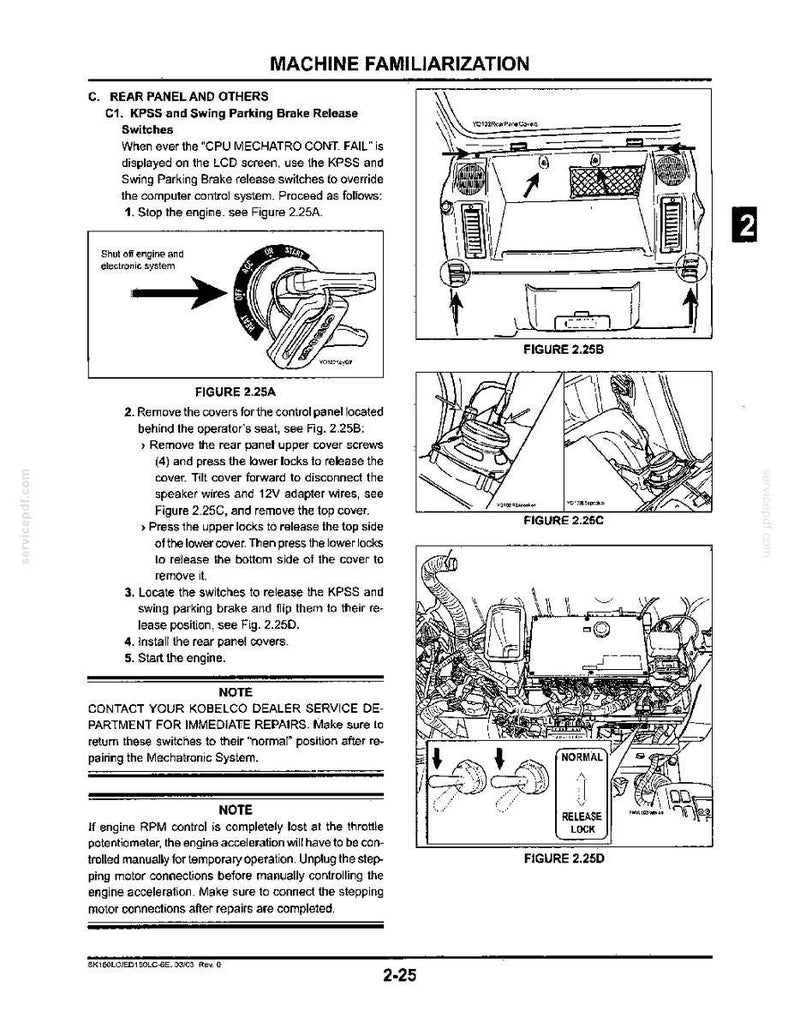 Kobelco Sk160lc-6e, ED190LC-6E Hydraulic Excavator Operator Owners Operation Manual | Instant PDF Download image 5