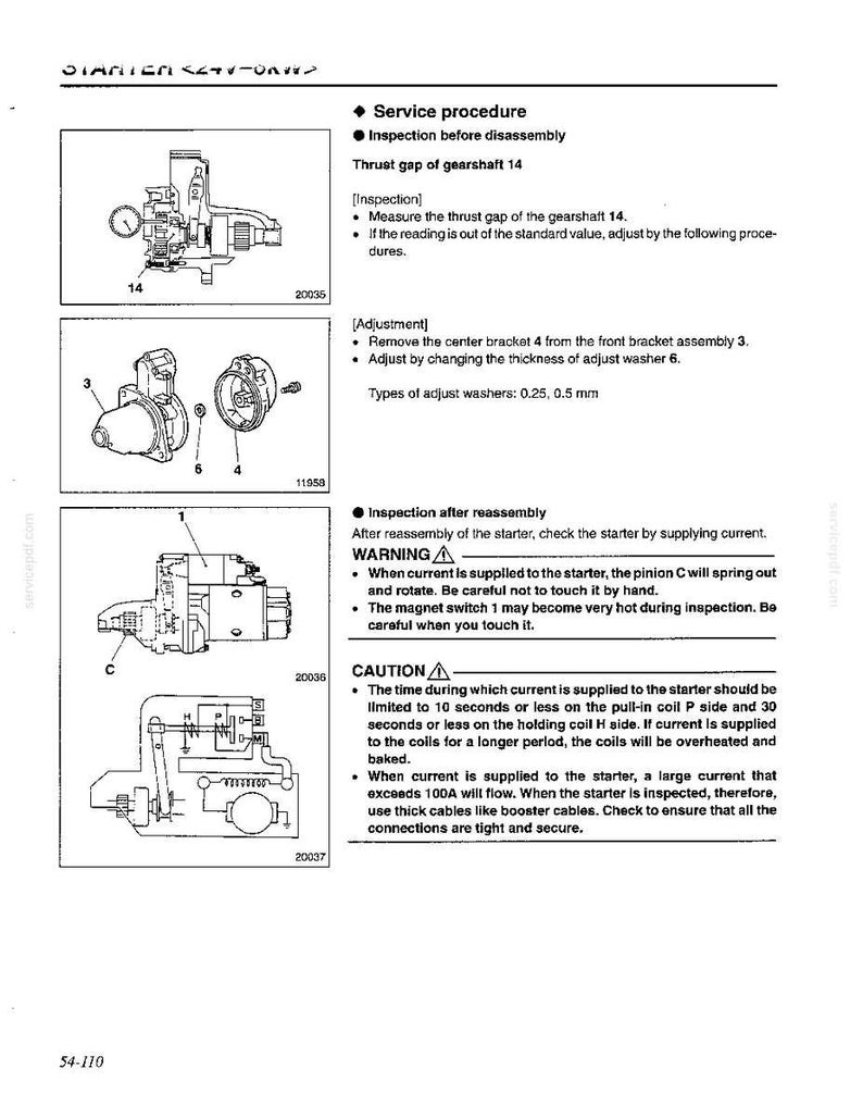 Mitsubishi 6d1, 6d14, 6d14-T, 6d15-T, 6d16, 6d16-T, 6D16-TL Diesel Engine Service Repair Workshop Manual | Instant PDF Download image 10