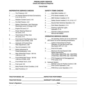 New Holland T2410, T2420 With Cab Tractor Operator Owners Operation Manual | Instant PDF Download image 11