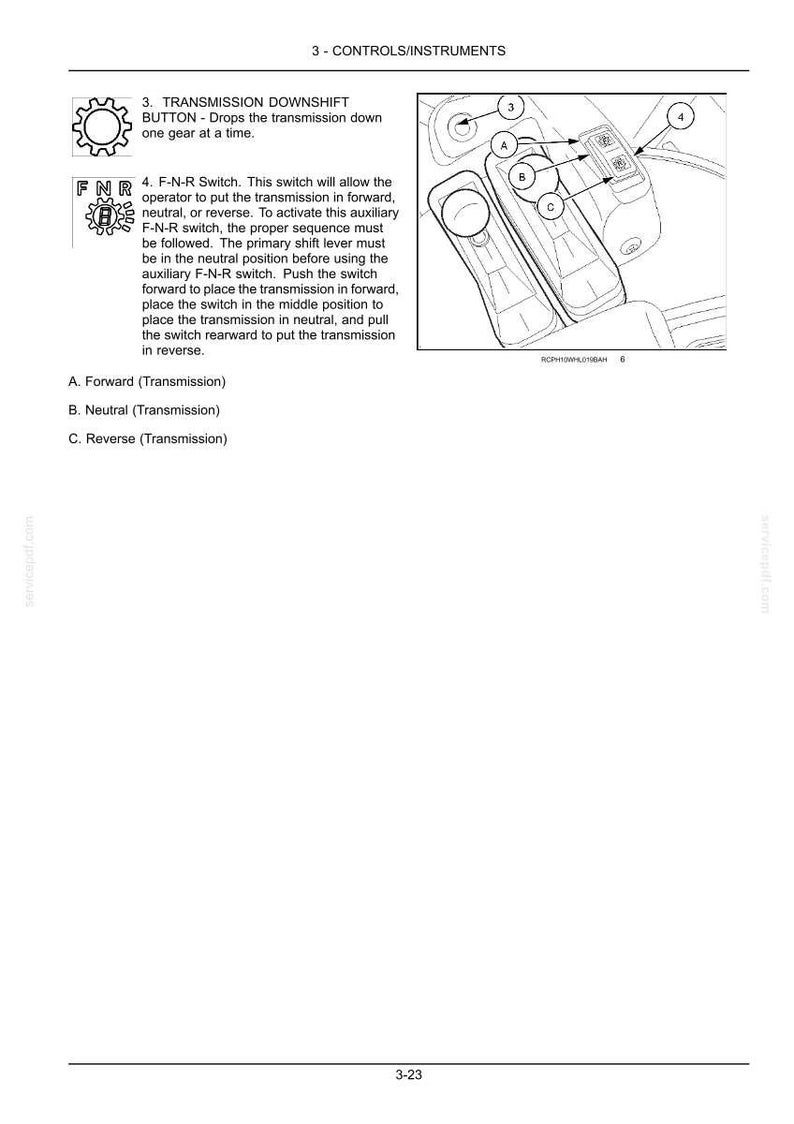 Manual de operación y mantenimiento de la cargadora de ruedas New Holland W270C y W300C Tier 4 / Descarga instantánea en PDF imagen 5