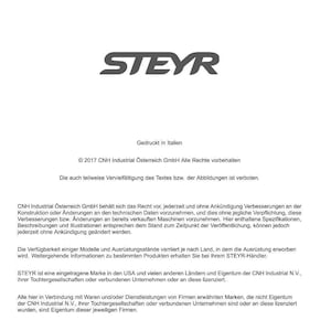 Steyr 6270 Terrus CVT, 6300 Terrus CVT Stage Iv Traktor Wartungshandbuch Reparatur Werkstatthandbuch | PDF-Download image 8