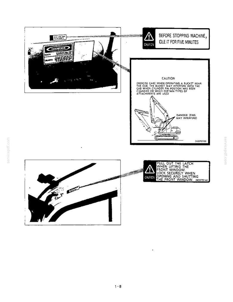 Kobelco SK200LC III Hydraulic Excavator Operator Owners Operation Manual | Instant PDF Download image 3