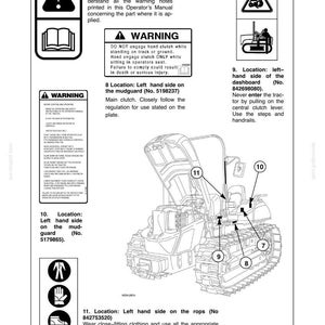 Manual de operación y mantenimiento para tractores New Holland TK4020, TK4030, TK4040, TK4050 y TK4060 / Descarga instantánea en PDF imagen 4