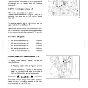 New Holland TD4040F Tractor Operator Owners Operation Manual | Instant PDF Download image 6