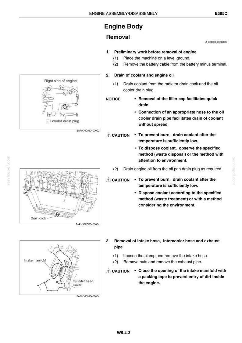 Hino J08e-UV for New Holland E385C Engine Service Repair Workshop Manual | Instant PDF Download image 4