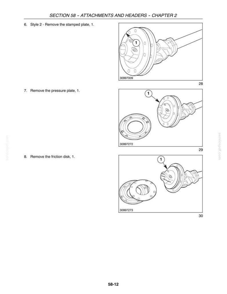 New Holland 994, 92C, 94C Grain Belt Header Service Repair Workshop Manual | Instant PDF Download image 8