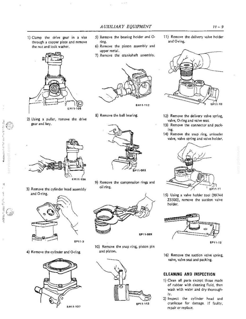 Nissan FD6, FD6T Diesel Engine Service Repair Workshop Manual | Instant PDF Download image 10