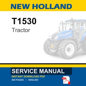 New Holland T1530 Tractor Service Repair Workshop Manual | Instant PDF Download image 1