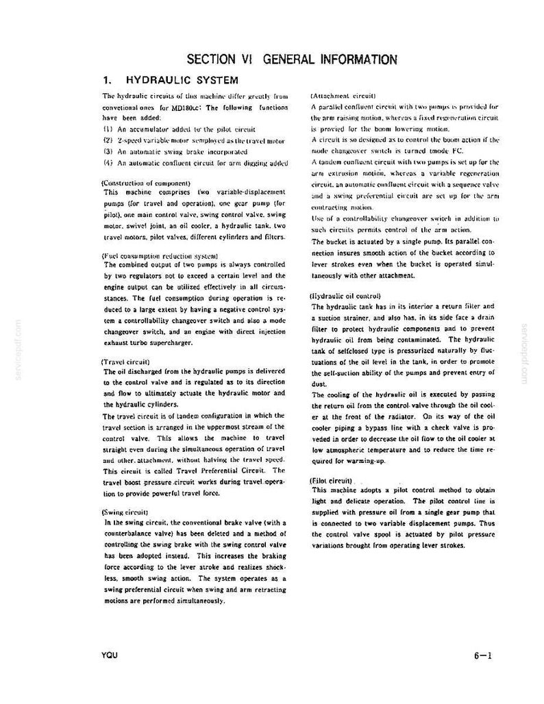 Kobelco MD200BLC Hydraulic Excavator Operator Owners Operation Manual | Instant PDF Download image 11