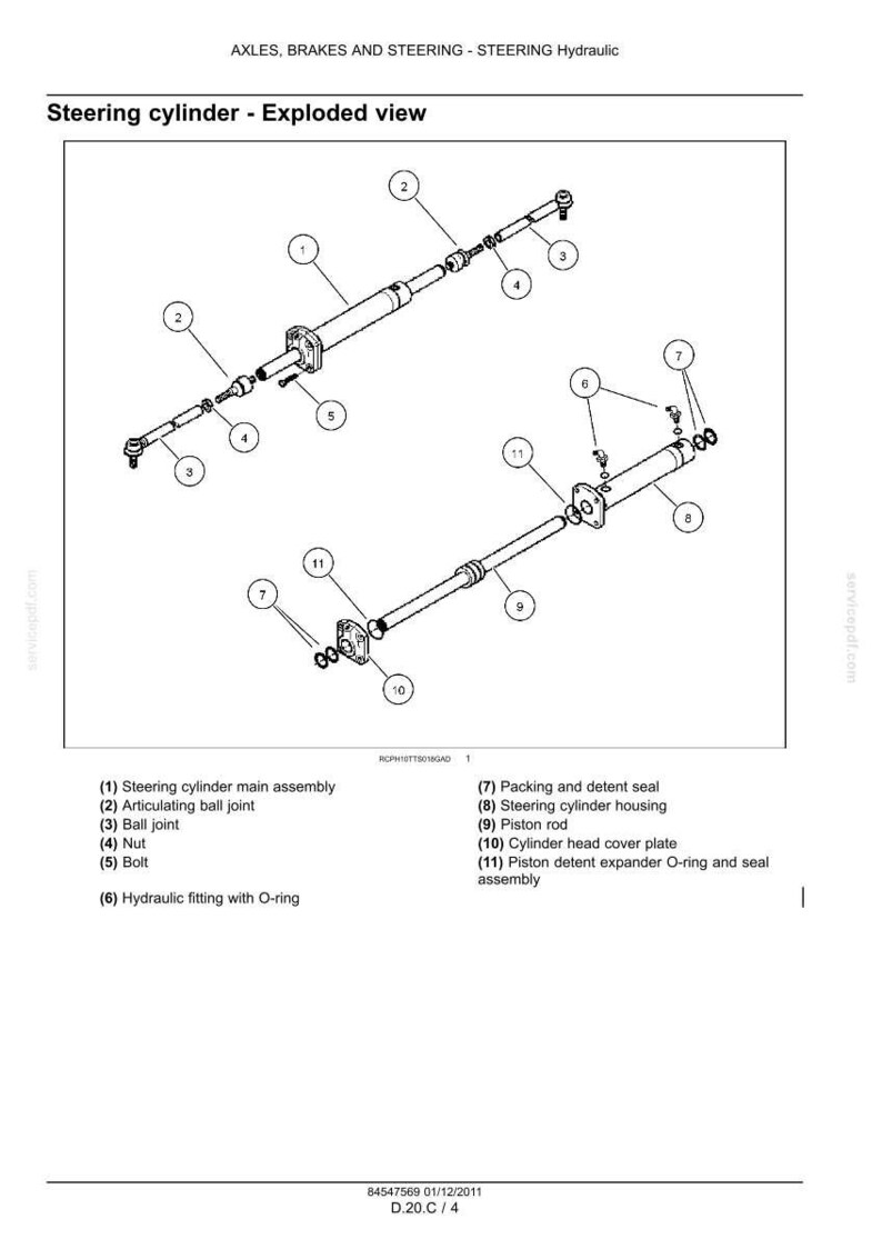 New Holland Ts6020, TS6030, TS6030HC Tractor Service Repair Workshop Manual | Instant PDF Download image 9
