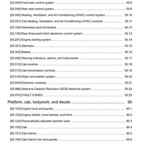 May include: A technical document detailing vehicle systems, such as engine and transmission controls, and cab components. The document also lists platform, cab, bodywork, and decals. The document is dated 24/09/2015.