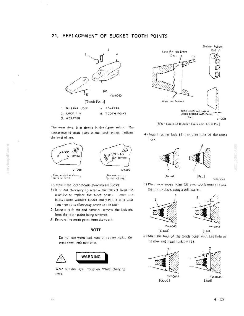 Kobelco MD240BLC Excavator Operator Owners Operation Manual | Instant PDF Download image 7