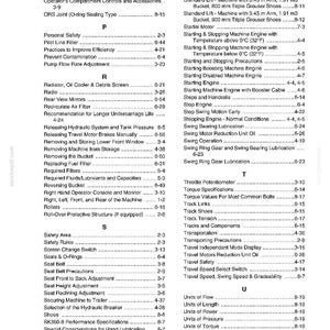 Kobelco SK850 Super Acera Tier 3 Crawler Excavator Operator Owners Operation Manual | Instant PDF Download image 9