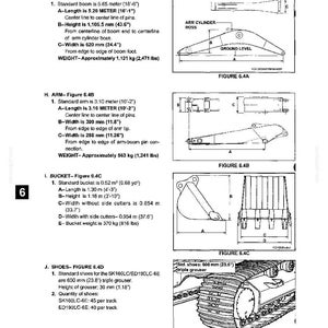 Kobelco Sk160lc-6e, ED190LC-6E Hydraulic Excavator Operator Owners Operation Manual | Instant PDF Download image 8
