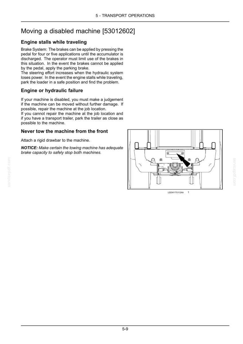 Manual de operación y mantenimiento de la cargadora de ruedas New Holland W270C y W300C Tier 4 / Descarga instantánea en PDF imagen 7