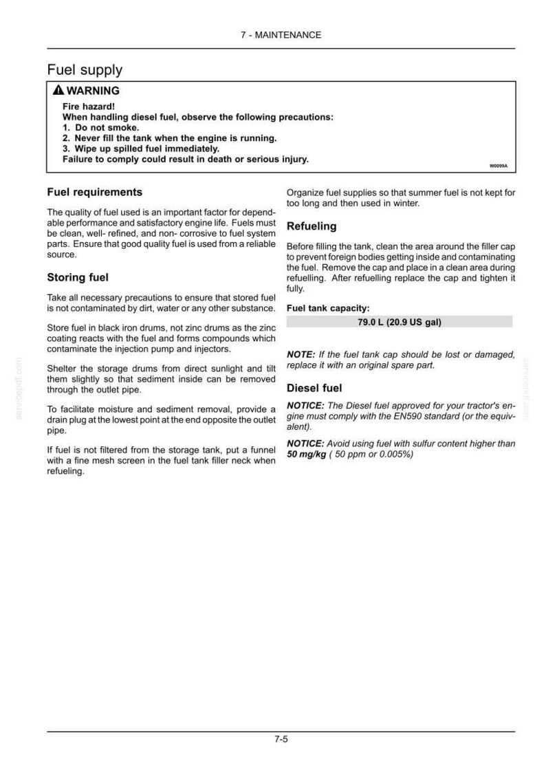 New Holland TD4.90F Tractor Operator Owners Operation Manual | Instant PDF Download image 8
