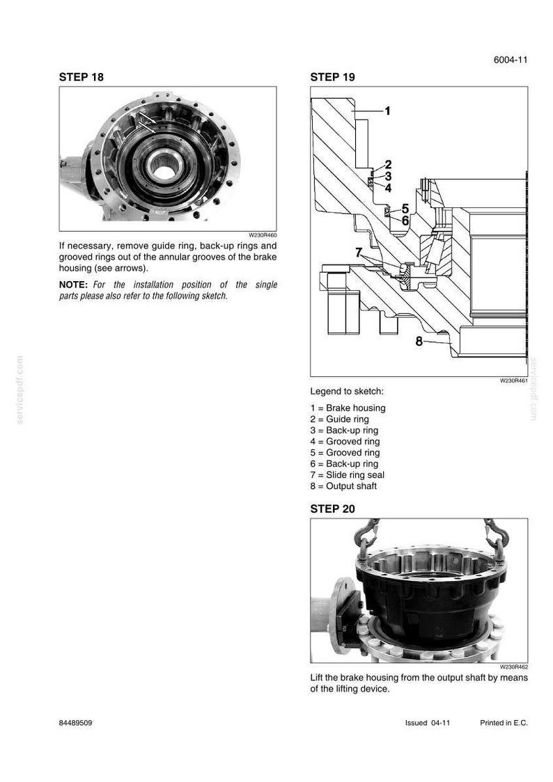 New Holland W230C Wheel Loader Service Repair Workshop Manual | Instant PDF Download image 8