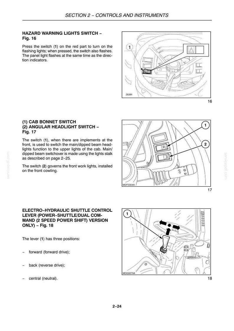 Steyr Kompakt 4065, 4075, 4085, 4095 Tractors Operator Owners Operation Manual | Instant PDF Download image 5