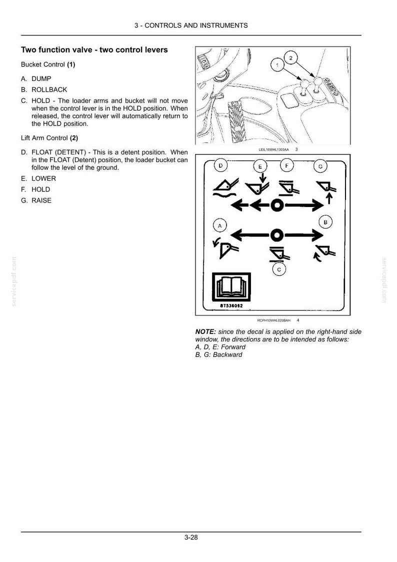 New Holland W270D, W300D Tier 2 Wheel Loader Operator Owners Operation Manual | Instant PDF Download image 5