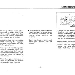 Kobelco LK550-II Wheel Loader Operator Owners Operation Manual | Instant PDF Download image 3