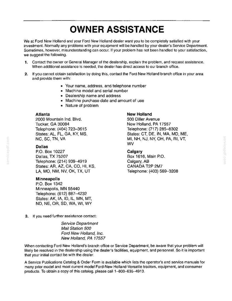 Ford LS25-12.5G Yard Tractor Operator Owners Operation Manual | Instant PDF Download image 11