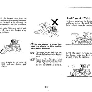 Kobelco LK350-II Wheel Loader Operator Owners Operation Manual | Instant PDF Download image 8