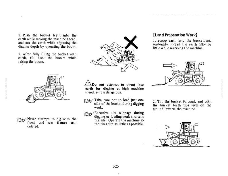 Kobelco LK350-II Wheel Loader Operator Owners Operation Manual | Instant PDF Download image 8