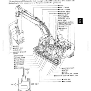 Kobelco SK200, SK200LC Hydraulic Excavator Operator Owners Operation Manual | Instant PDF Download 画像 5