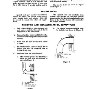 Puede incluir: Un diagrama t&eacute;cnico con texto que detalla la extracci&oacute;n e instalaci&oacute;n de un tubo de suministro de aceite. La imagen incluye ilustraciones de componentes de tubos, etiquetados con n&uacute;meros y medidas en mm. El texto proporciona instrucciones y n&uacute;meros de pieza.