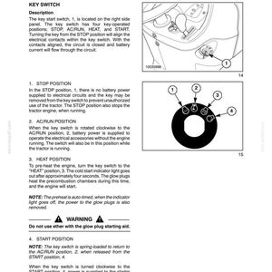 Manual de servicio y reparación para tractores New Holland TC23DA y TC26DA / Descarga instantánea en PDF imagen 9