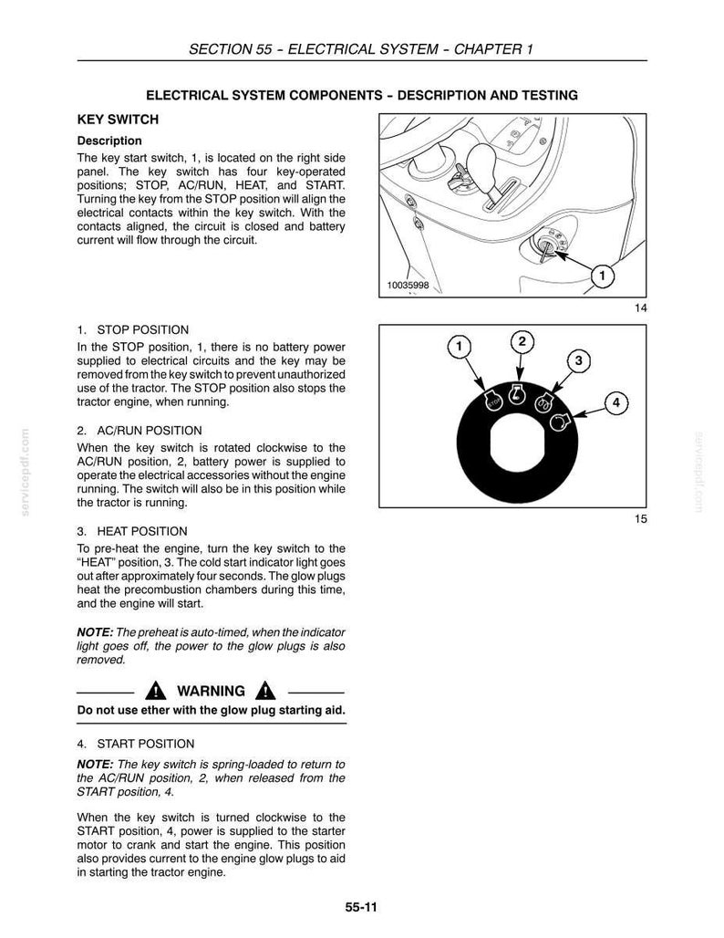 Manual de servicio y reparación para tractores New Holland TC23DA y TC26DA / Descarga instantánea en PDF imagen 9