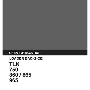 Kobelco TLK 750, 860, 865, 965 Loader Backhoe Service Repair Workshop Manual | Instant PDF Download image 3