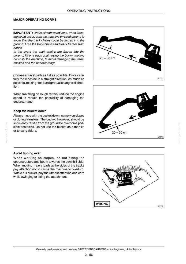 New Holland E175 Crawler Excavator Operator Owners Operation Manual | Instant PDF Download image 7