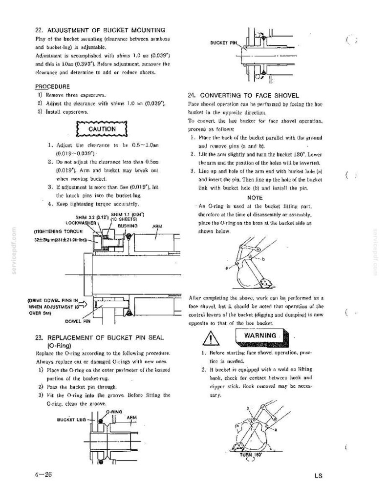 Kobelco MD450BLC Hydraulic Excavator Operator Owners Operation Manual | Instant PDF Download image 8