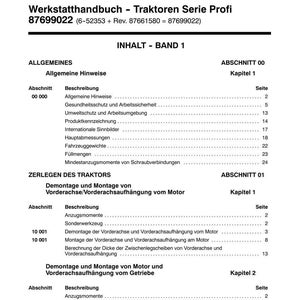 Steyr 4100, 4115, 6115, 6125, 6135 PROFI Tier 2 Traktor Wartungshandbuch Reparatur Werkstatthandbuch | PDF-Download image 4