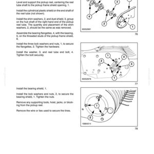 New Holland 346w, 356W, 366W Forage Pickup Head Service Repair Workshop Manual | Instant PDF Download image 8
