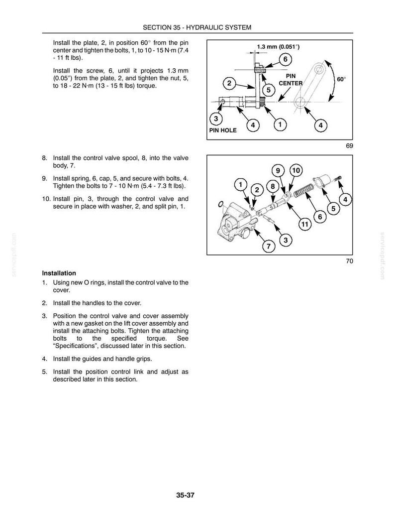 New Holland Tc35 Tc35d Tc40 Tc40d TC45 TC45D Tractor Service Repair Workshop Manual | Instant PDF Download image 8