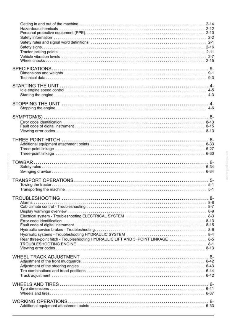 Manual de operación y mantenimiento del tractor New Holland T5.95, T5.105, T5.115 / Descarga instantánea en PDF imagen 11