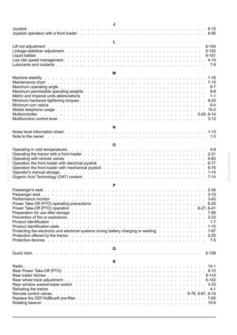 Steyr 4100, 4110, 4120 MULTI Stage IV Tractor Operator Owners Operation Manual | Instant PDF Download image 9