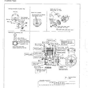 Mitsubishi 6d22, 6d22-T, 6D22-TC dieselmotorer, service och reparation, verkstadsmanual | Direkt PDF-nedladdning bild 11