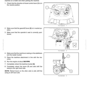 New Holland B80B Backhoe Loader Operator Owners Operation Manual | Instant PDF Download image 6