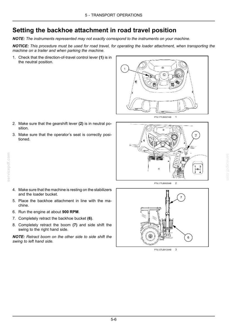 New Holland B80B Backhoe Loader Operator Owners Operation Manual | Instant PDF Download image 6