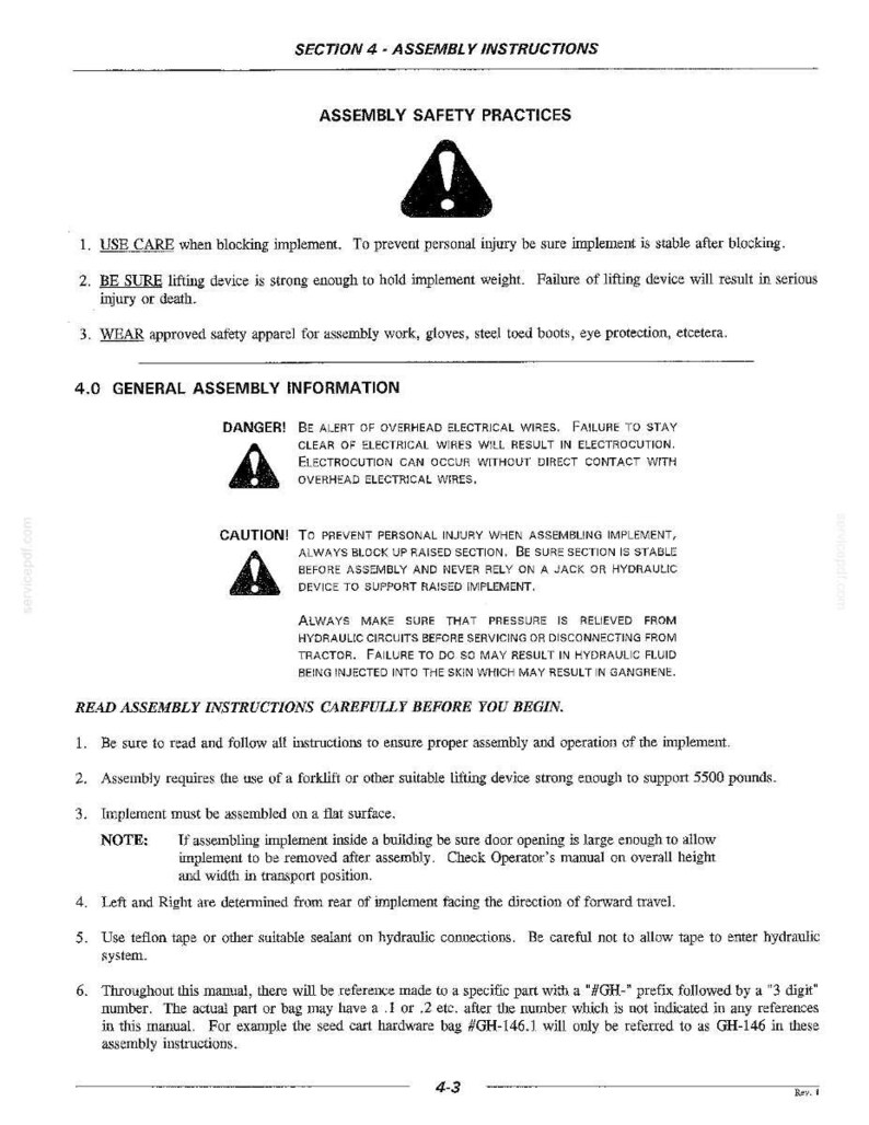 Flexi-Coil 20 Series Seed Cart Equipment Service Repair Workshop Manual | Instant PDF Download image 10