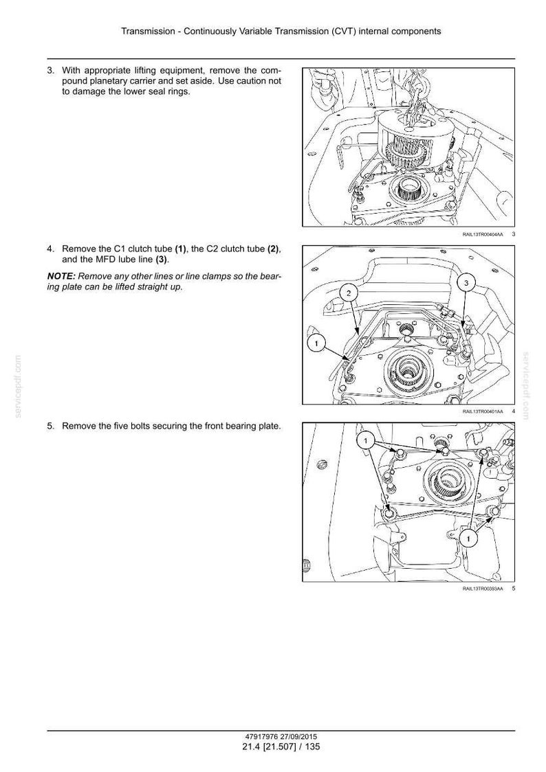 Case Magnum 250, 280, 310, 340, 380 Rowtrac traktor service- och reparationshandbok | Direkt PDF-nedladdning bild 4